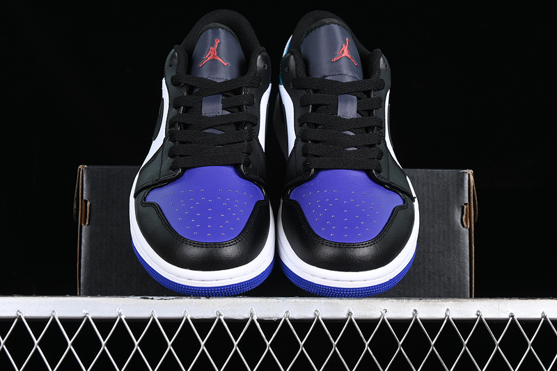 Air Jordan 1 Low White/Black/Blue/Purple 23