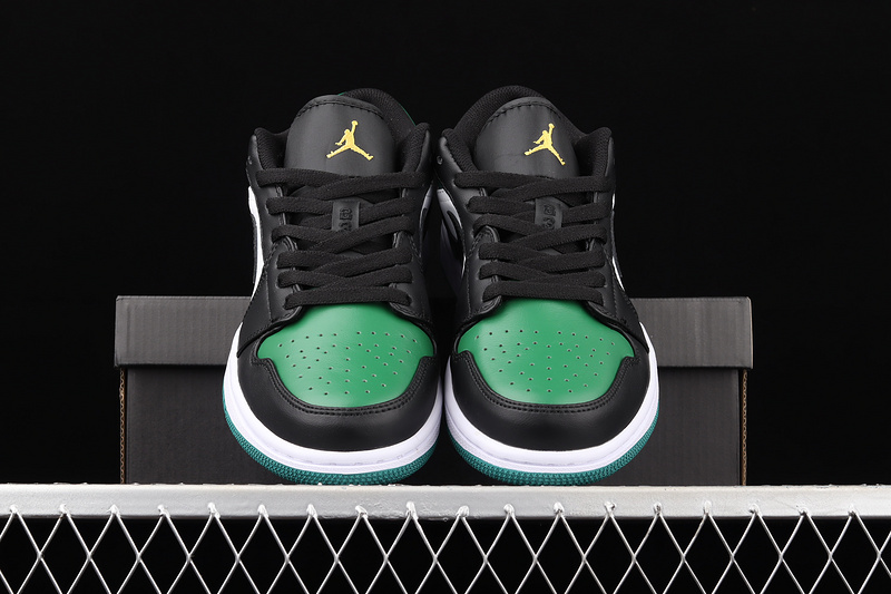 Air Jordan 1 Low Green Toe Green/Black/White 13