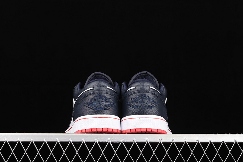 Air Jordan 1 Retro Low Obsidian/Ember Glow-White 3