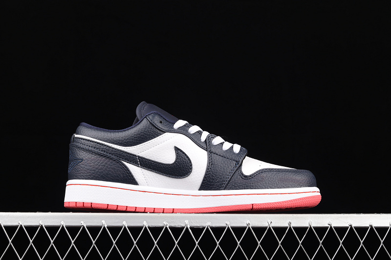 Air Jordan 1 Retro Low Obsidian/Ember Glow-White 21