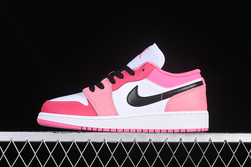 Air Jordan 1 Low White/Black/Pinksicle 25