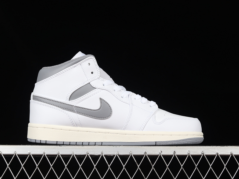 Air Jordan 1 Mid Vintage Grey/White/Stealth 25