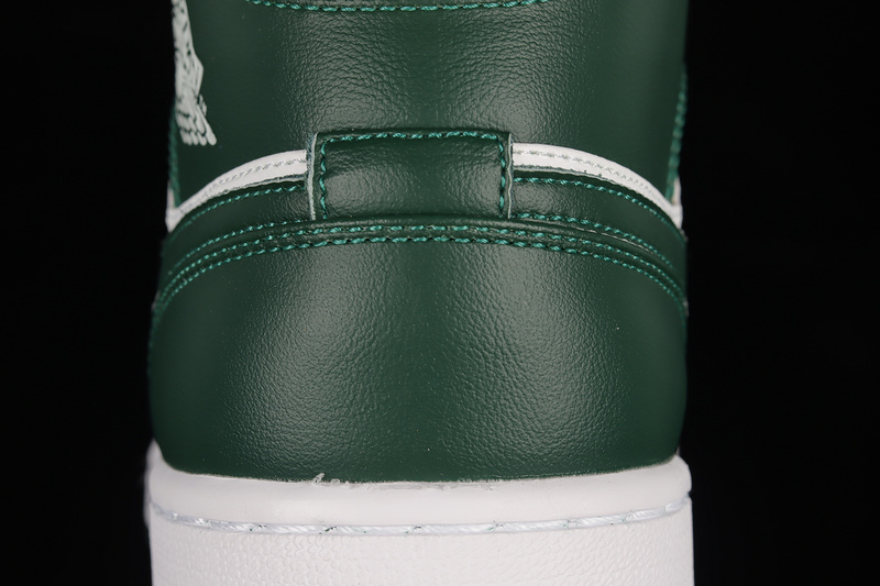 Air Jordan 1 Mid Sonics Noble Green/White/Pollen 15