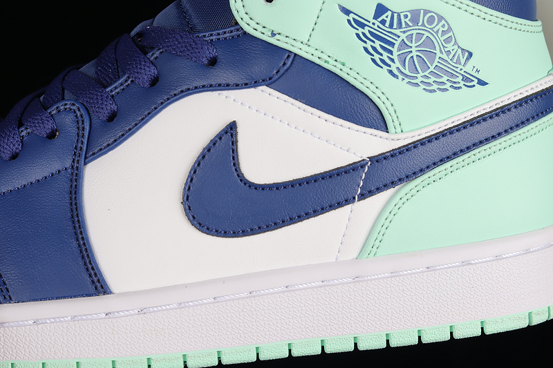 Air Jordan 1 Mid Mystic Navy/Mint Foam/White 21