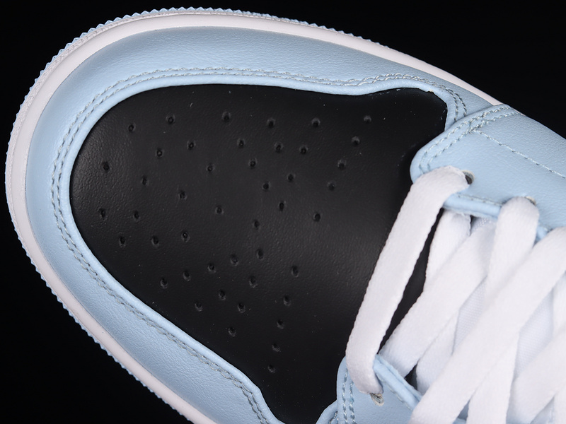 Air Jordan 1 Mid Gs Ice Blue/Black/Sail/White 5