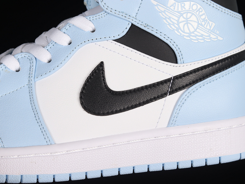 Air Jordan 1 Mid Gs Ice Blue/Black/Sail/White 7