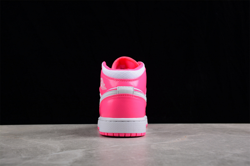 Air Jordan 1 Mid Gs 'Hyper Pink/White 11