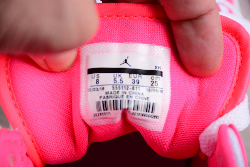 Air Jordan 1 Mid Gs 'Hyper Pink/White 23