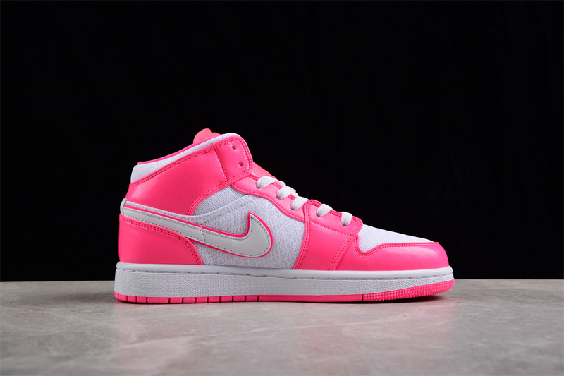 Air Jordan 1 Mid Gs 'Hyper Pink/White 29