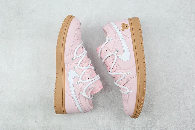 Air Jordan 1 Low White/Sakura Pink/Gum 5