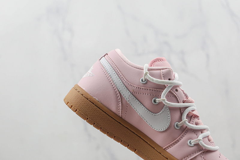 Air Jordan 1 Low White/Sakura Pink/Gum 11