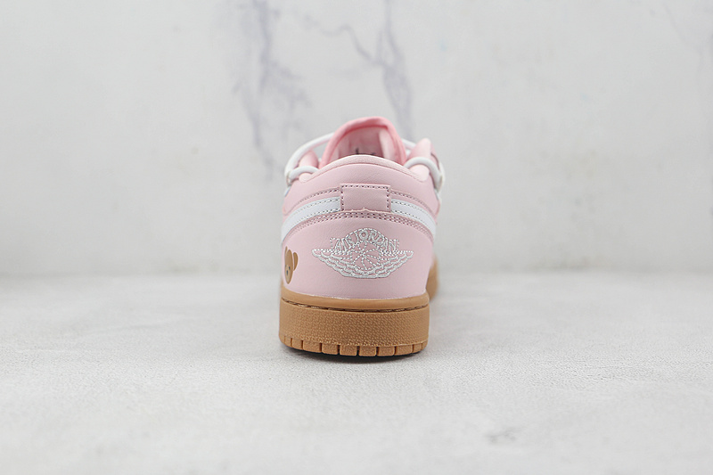 Air Jordan 1 Low White/Sakura Pink/Gum 13