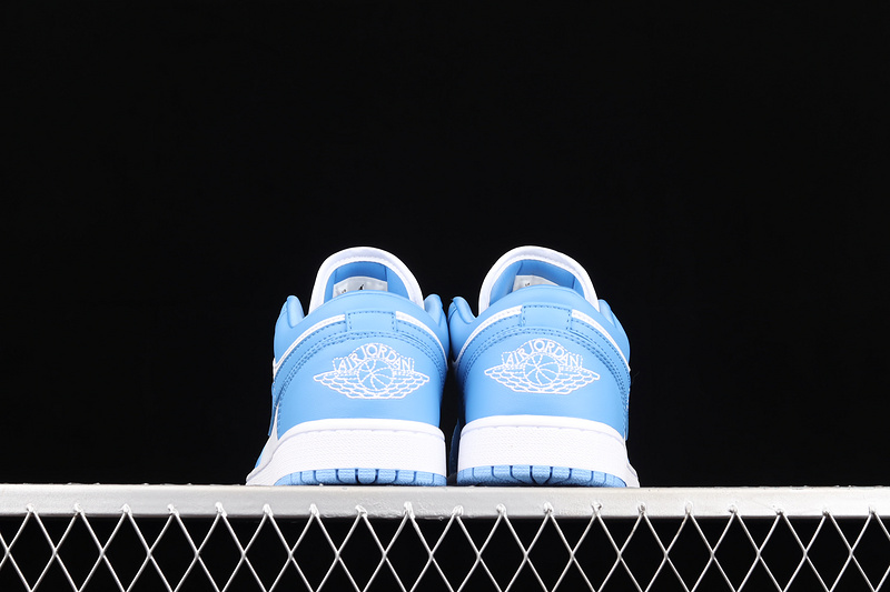 Air Jordan 1 Low Unc University Blue/University Blue/White 19