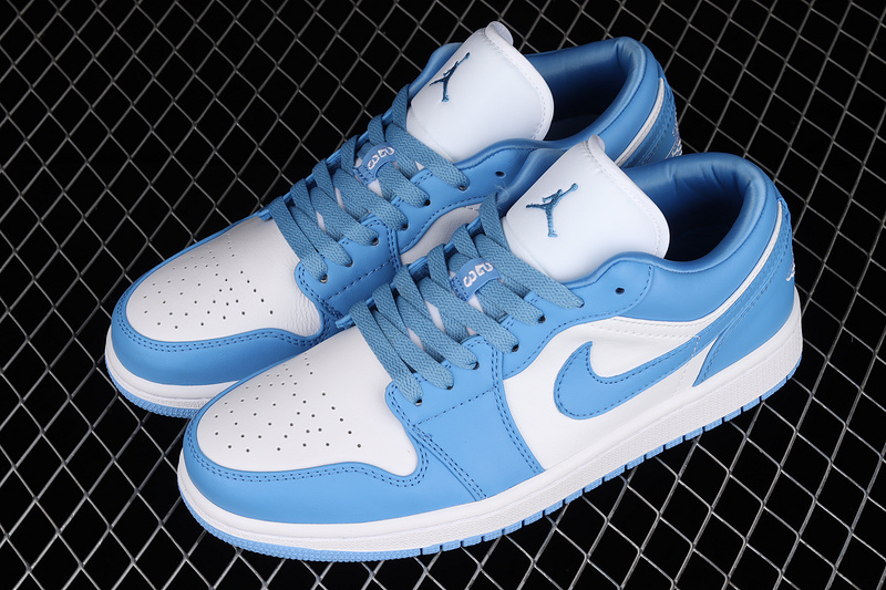 Air Jordan 1 Low Unc University Blue/University Blue/White 27