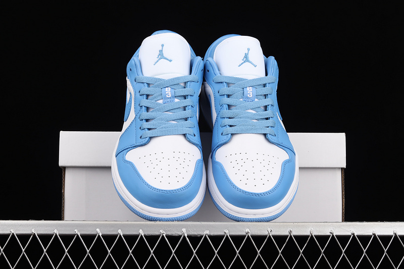 Air Jordan 1 Low Unc University Blue/University Blue/White 29