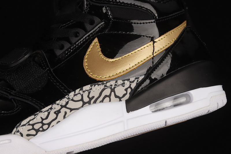 Air Jordan Legacy 312 Black/Black/Gold 13