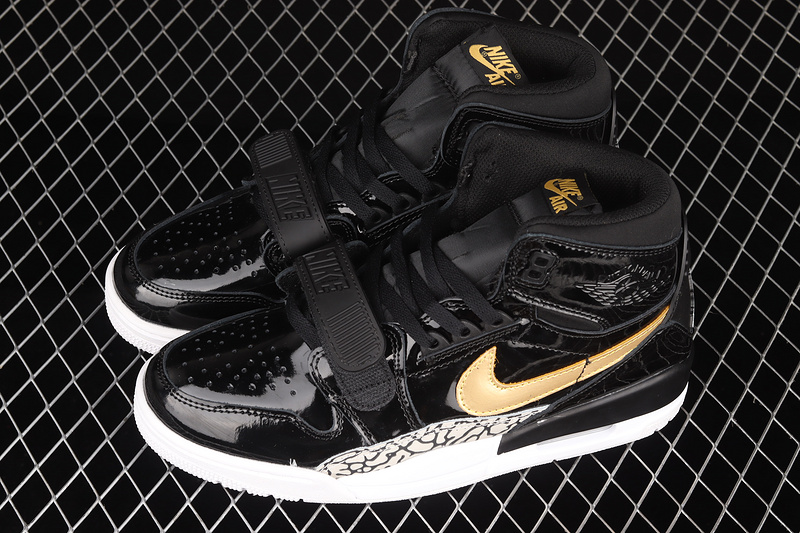 Air Jordan Legacy 312 Black/Black/Gold 25