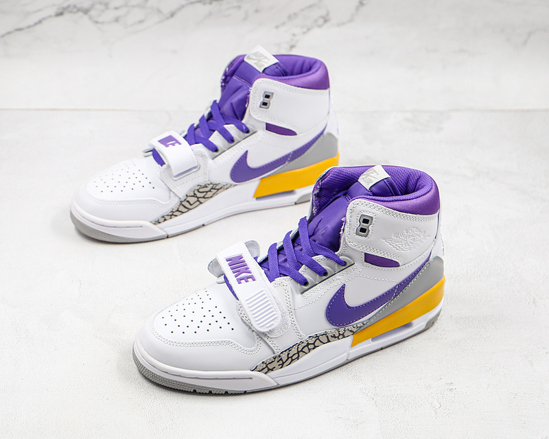 Jordan Legacy 312 Lakers White/Field Purple-Amarillo 3