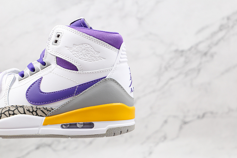 Jordan Legacy 312 Lakers White/Field Purple-Amarillo 5