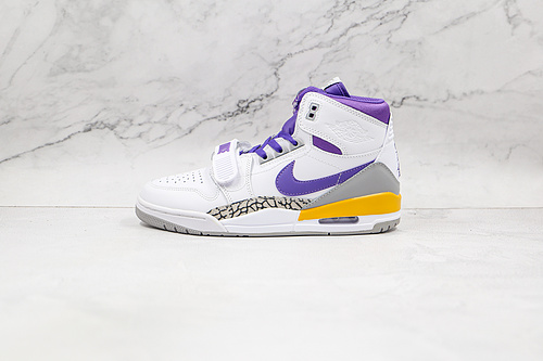 Jordan Legacy 312 Lakers White/Field Purple-Amarillo 11