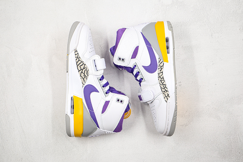 Jordan Legacy 312 Lakers White/Field Purple-Amarillo 17