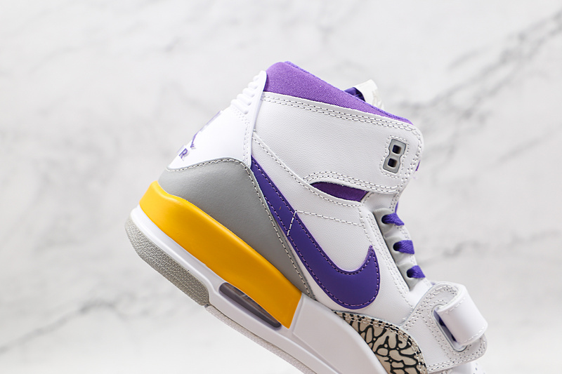 Jordan Legacy 312 Lakers White/Field Purple-Amarillo 19