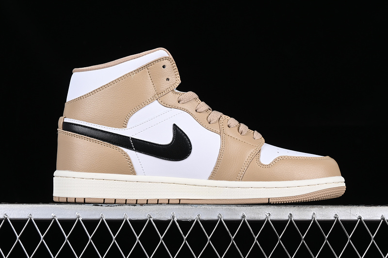 Wmns Air Jordan 1 Mid Desert Sail/Black/Desert 21