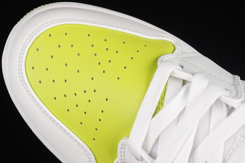 Air Jordan 1 Mid White/Lime 7