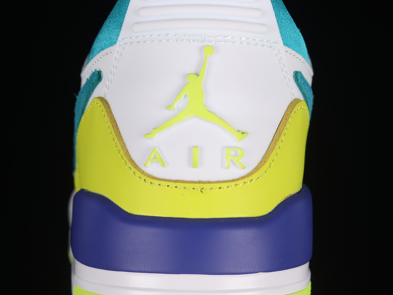 Just Don Air Jordan Legacy 312 Low Neon White/Ultramarine Neon Yellowaquamarine 7