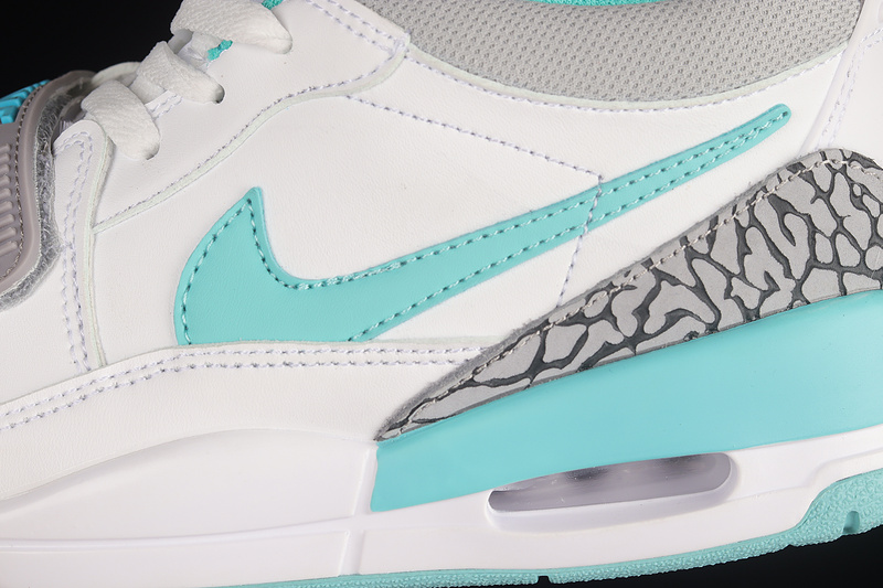 Air Jordan Legacy 312 Low White/White/Turquoise 7