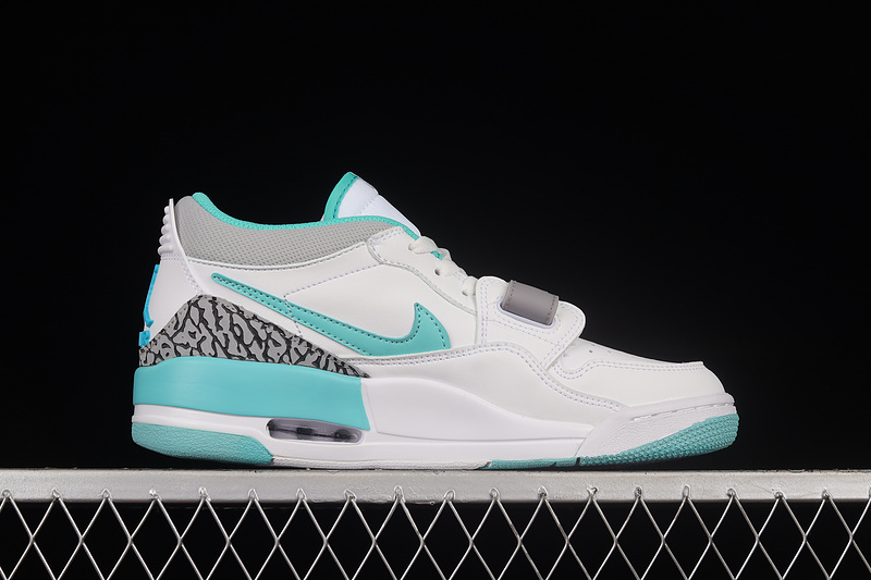 Air Jordan Legacy 312 Low White/White/Turquoise 9