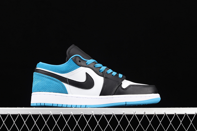 Air Jordan 1 Low Se Black/Black/Laser Blue/White 27