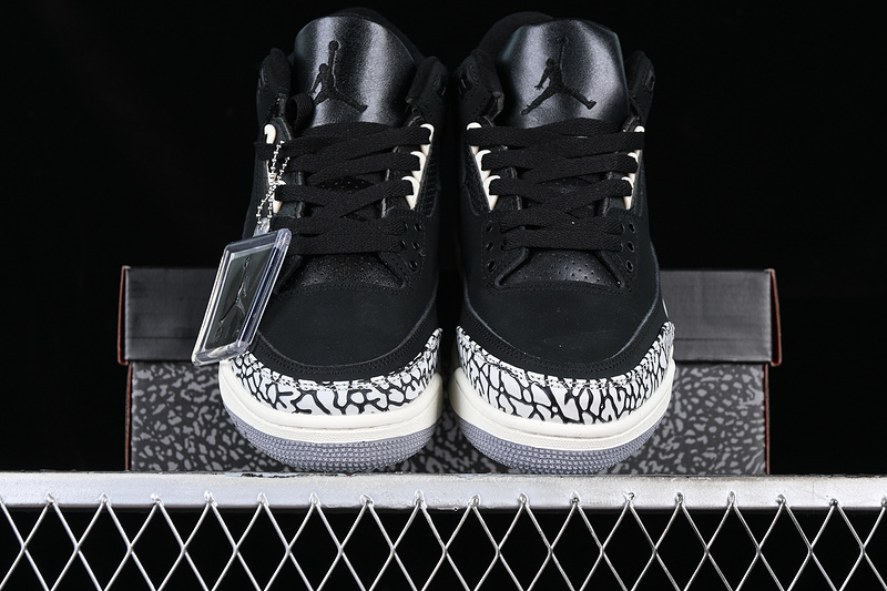 Air Jordan 3 Retro Off Noir White/Black/Grey 29