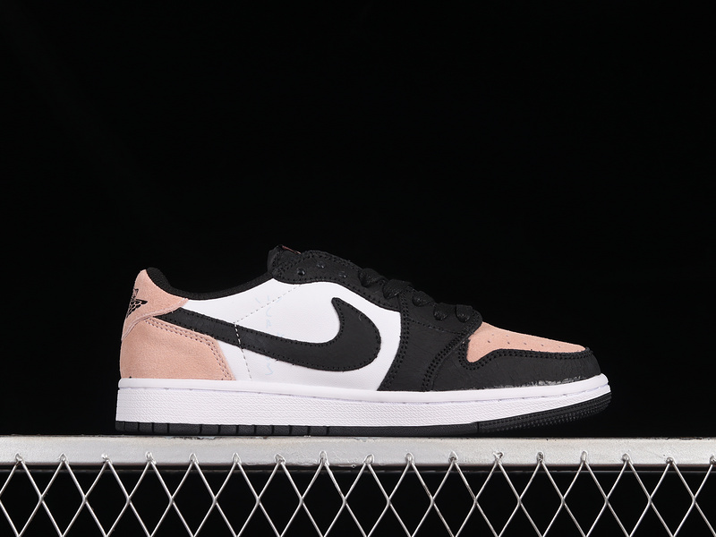 Travis Scott X Air Jordan 1 Low White/Black/Light Pink 29