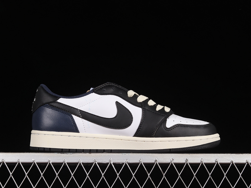 Travis Scott X Air Jordan 1 Low Dark Blue/White/Black 23