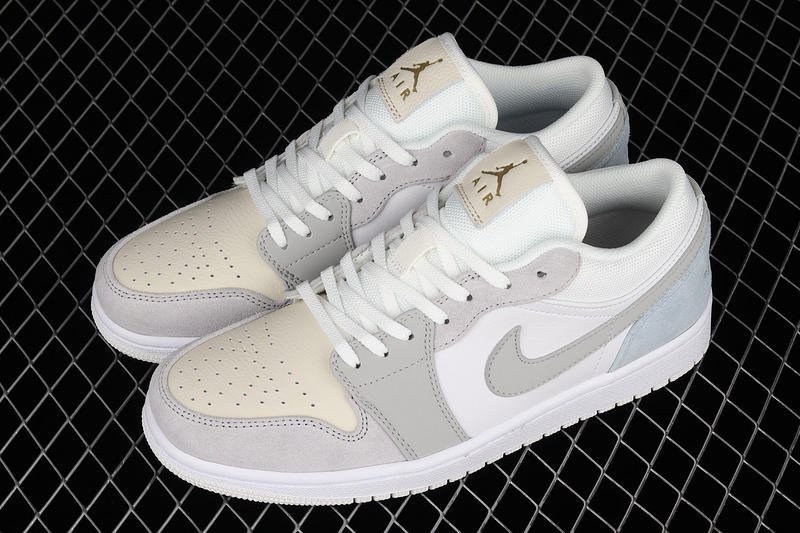 Air Jordan 1 Low Paris White/Sky Grey/Football Grey 13