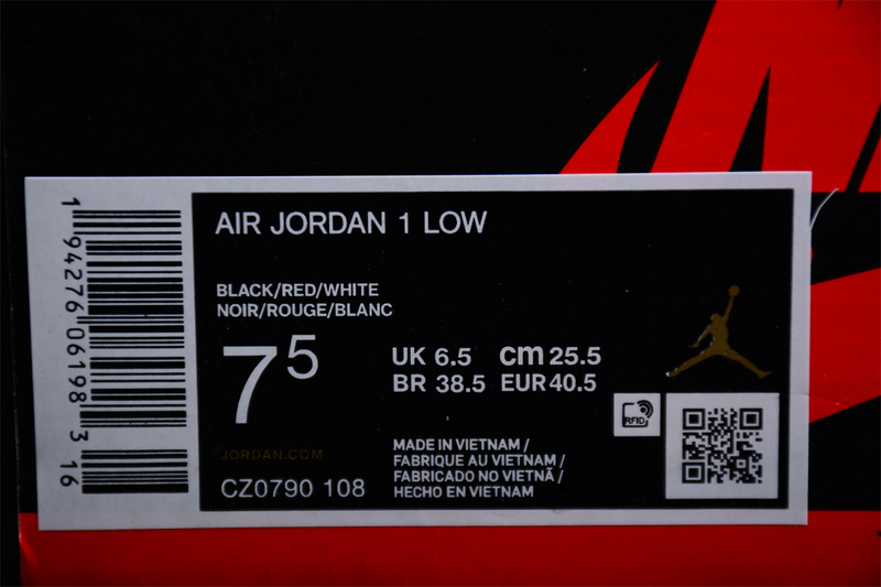 Air Jordan 1 Low White/Black/Brown/Blue 9