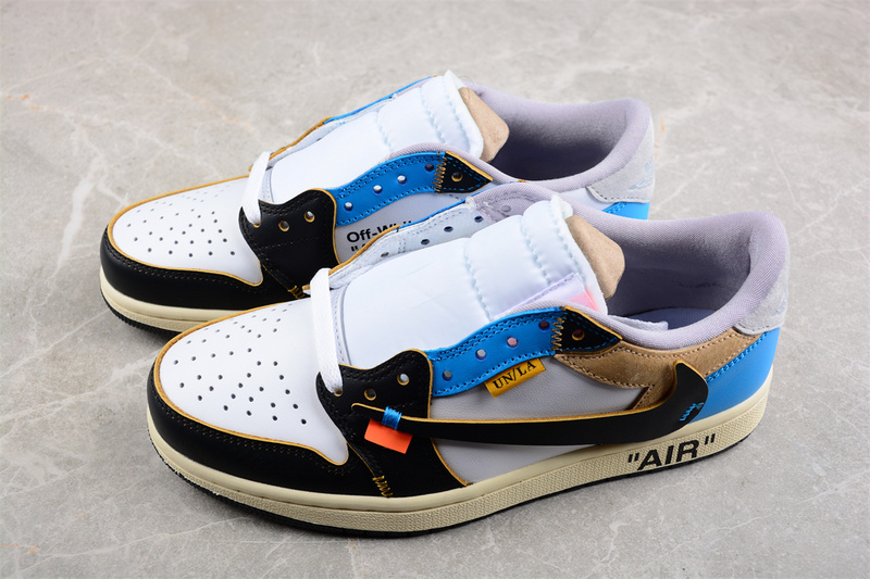 Air Jordan 1 Low White/Black/Brown/Blue 29