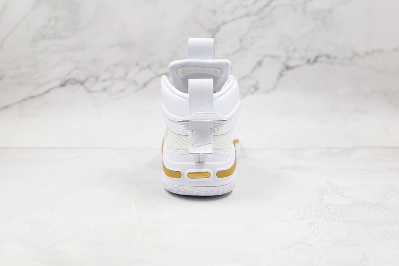 Air Jordan 36 White/White/Metallic Gold 13