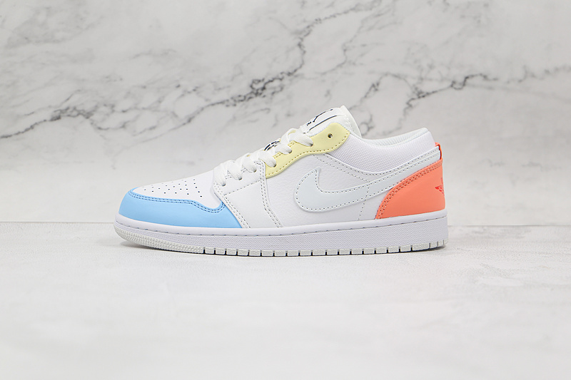 Air Jordan 1 Low To My First Coach Sail/White-Zitron-Summit White 15