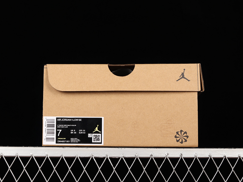 Air Jordan 1 Low Crater Black/Grey/White 5