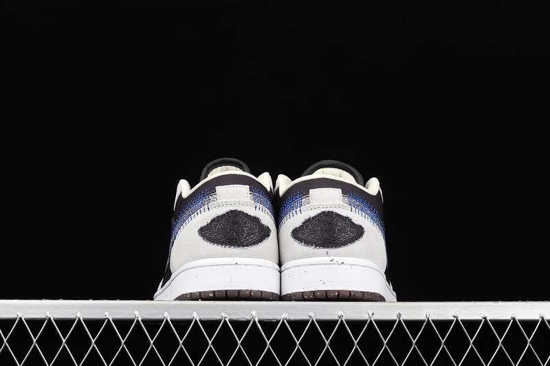 Air Jordan 1 Low Crater Light Grey/Black/Beige 3