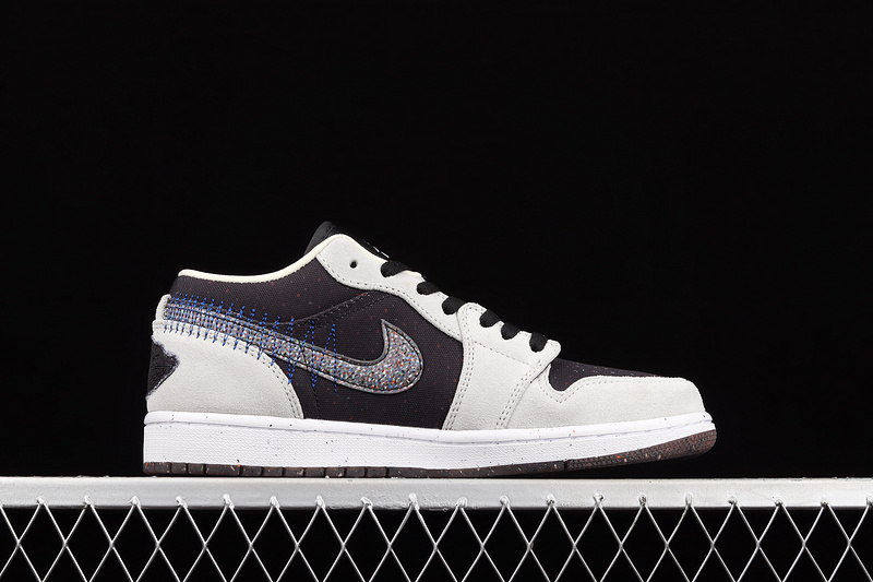 Air Jordan 1 Low Crater Light Grey/Black/Beige 27