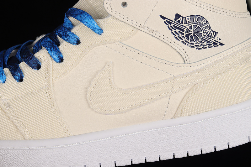 Air Jordan 1 Mid Se Sanddrift Summit White/Midnight Navy 13