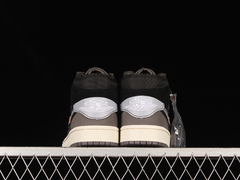 Air Jordan 1 Mid Craft Inside Out Black/Cement Grey-Light Graphite 25