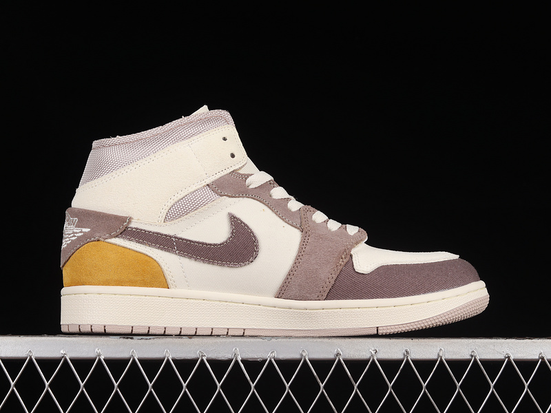 Air Jordan 1 Mid Se Craft Inside Out Sail/Taupe Haze/Fossil Stone/Celestial Gold 25