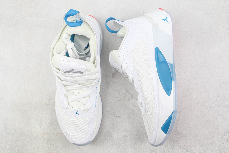 Jordan Luka 1 White/Metallic Silver-Neo Turquoise 5