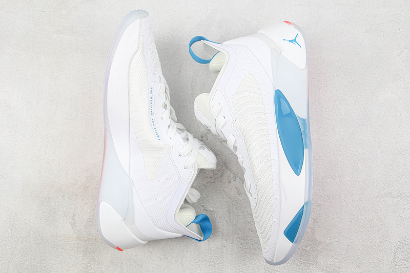 Jordan Luka 1 White/Metallic Silver-Neo Turquoise 7