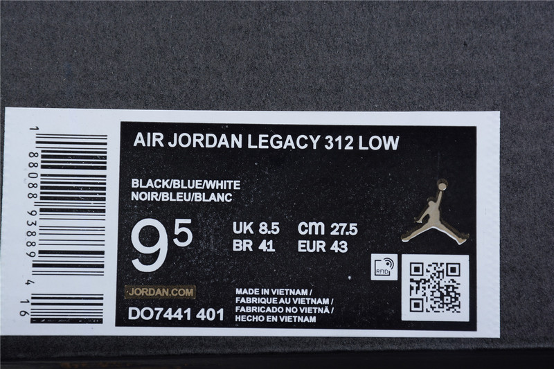 Air Jordan Legacy 312 Midnight Navy/Black/White 19