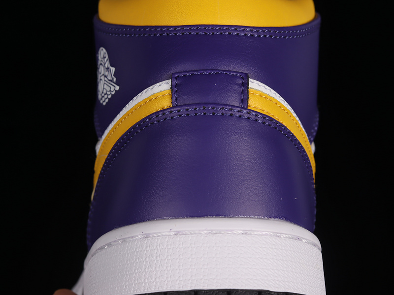 Air Jordan 1 Mid Lakers Dark Concord/Taxi/White/Black 27